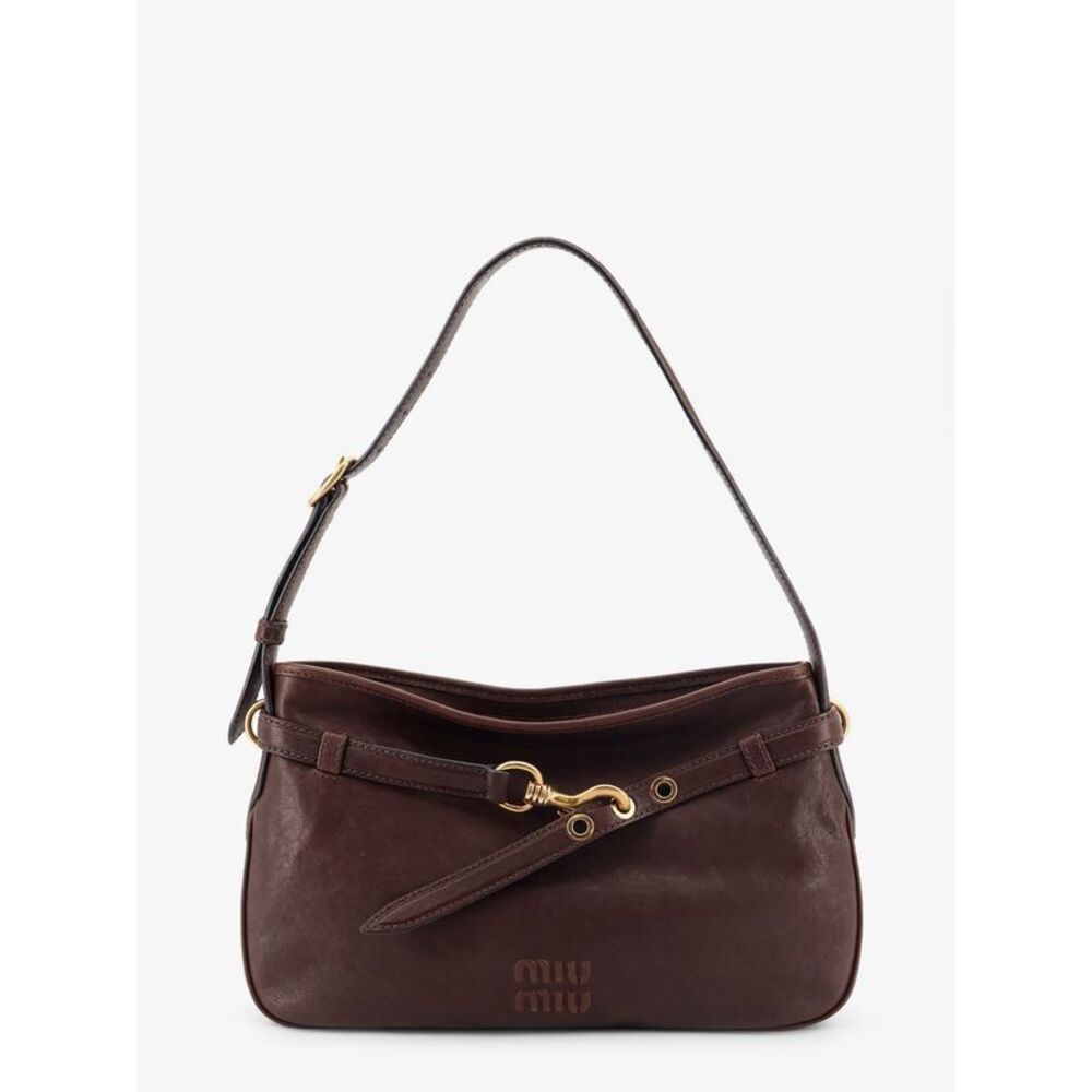 Miu Miu Women Aventure Leather Shoulder Bag